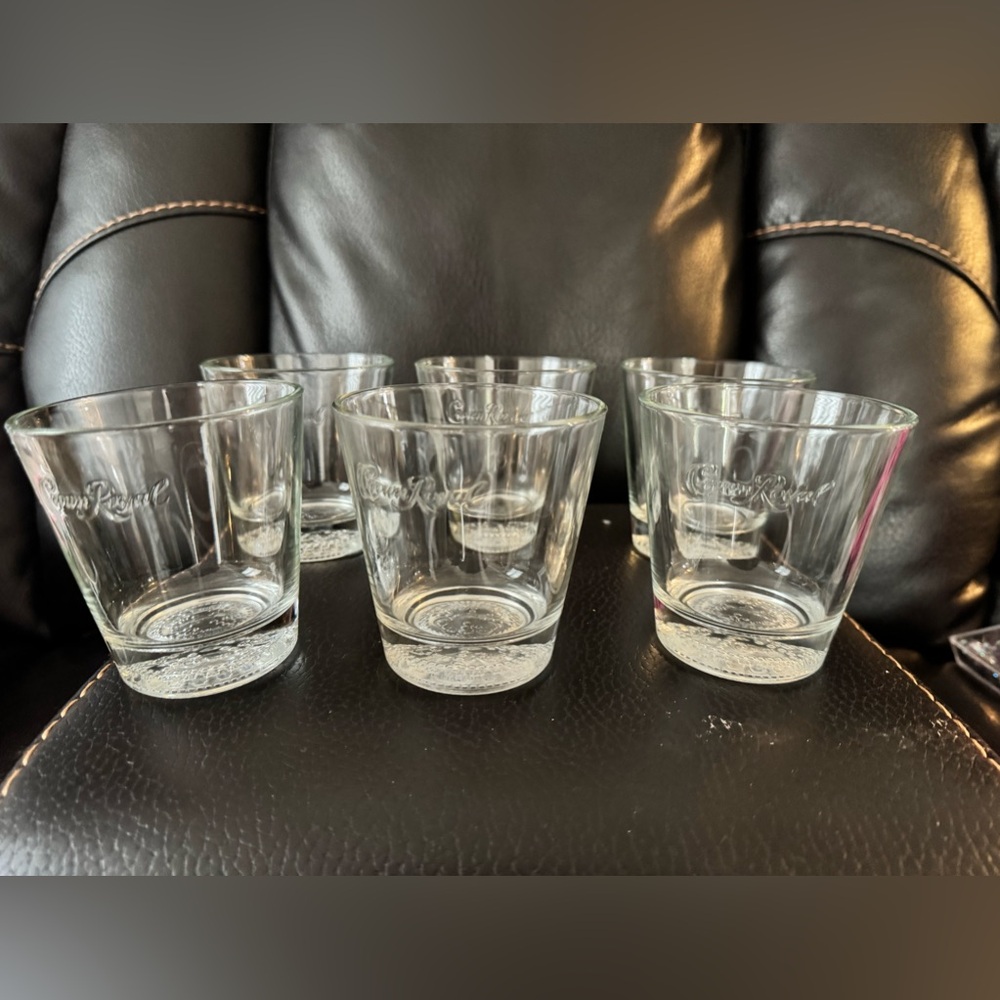 Crown Royal set of 6 Rock Glasses